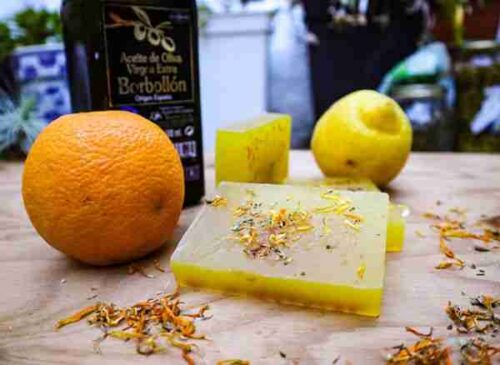 Jabón de Aceite, Miel y Cítricos