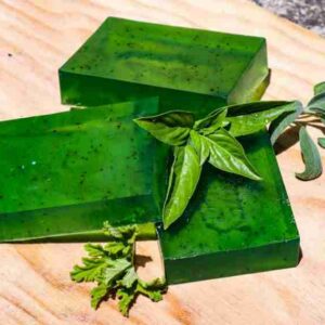 Jabón de eucalipto, salvia y albahaca