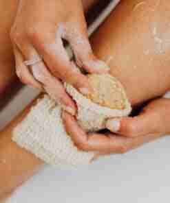 Bolsa de sisal exfoliante