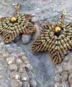 Alternative view of Pendiente Arce Marrón y verde