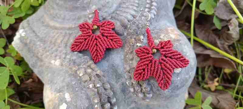 Pendiente Arce Rojo