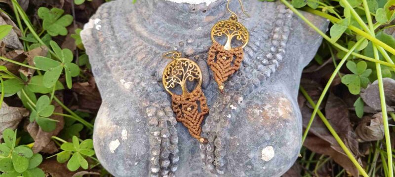 Pendientes Gaia Ocre