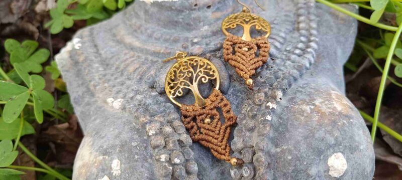 Pendientes Gaia Ocre