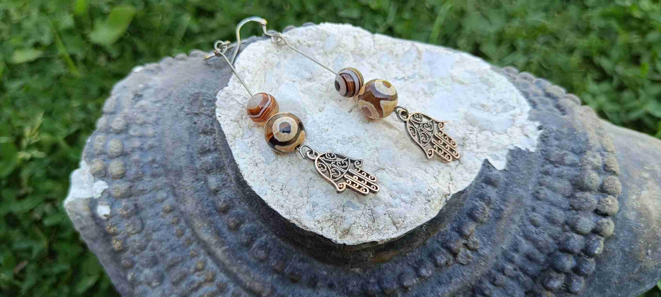 Pendientes Hamsa - Imagen 2