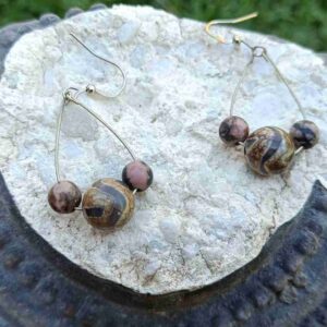 Pendientes Tritón Rojo