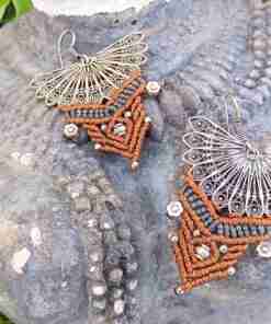 Pendientes Mama Wayra ocre