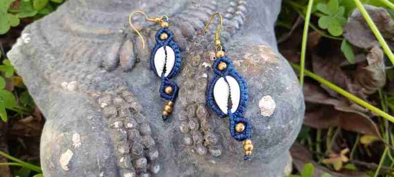 Pendientes Tritón Azul