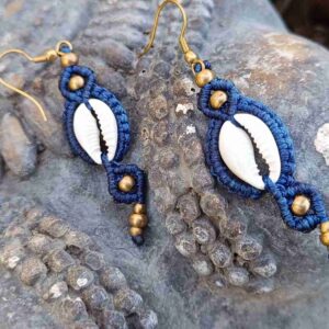 Pendientes Tritón Azul