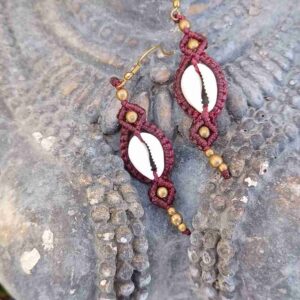 Pendientes Tritón Rojo