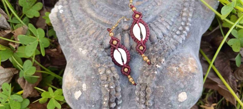 Pendientes Tritón Rojo