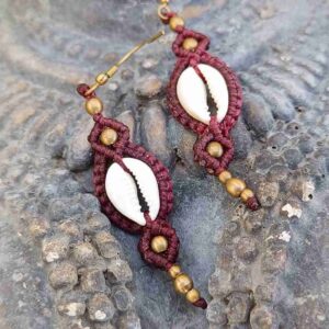 Pendientes Tritón Rojo