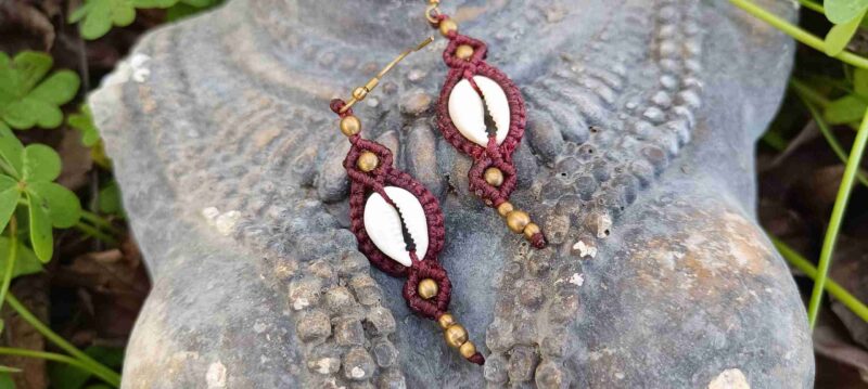 Pendientes Tritón Rojo
