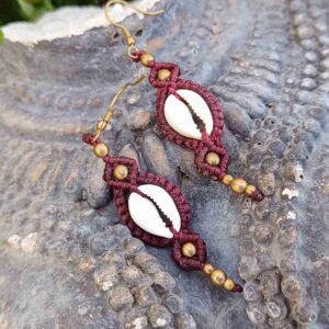 Pendientes Tritón Rojo