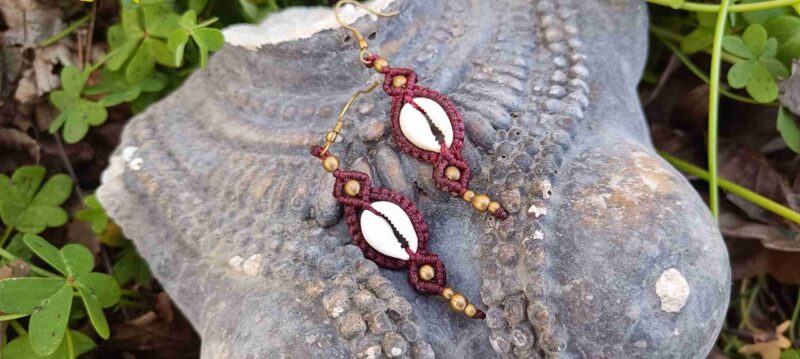 Pendientes Tritón Rojo